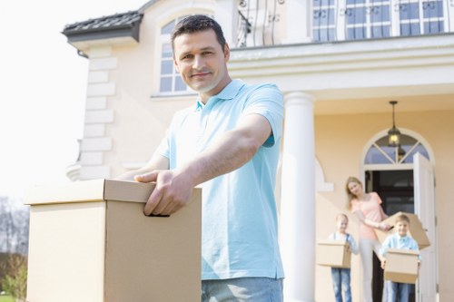 Professional movers loading a moving truck in Twickenham for efficient relocation