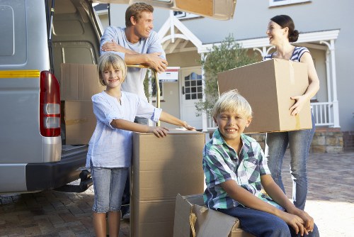 Team handling moving and logistics with care