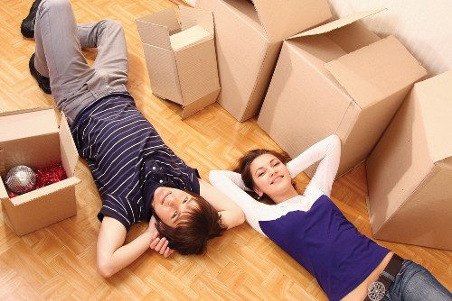 Experts handling packing and loading services